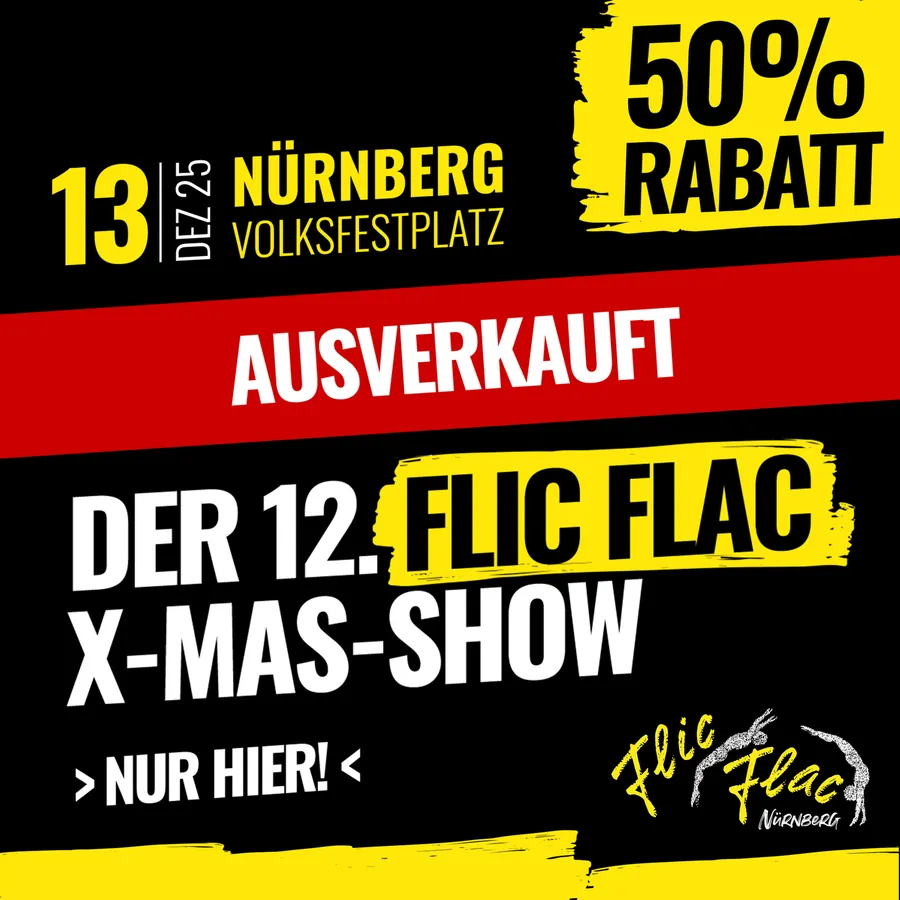 Flic Flac Nürnberg - die 12. X-MAS-Show header