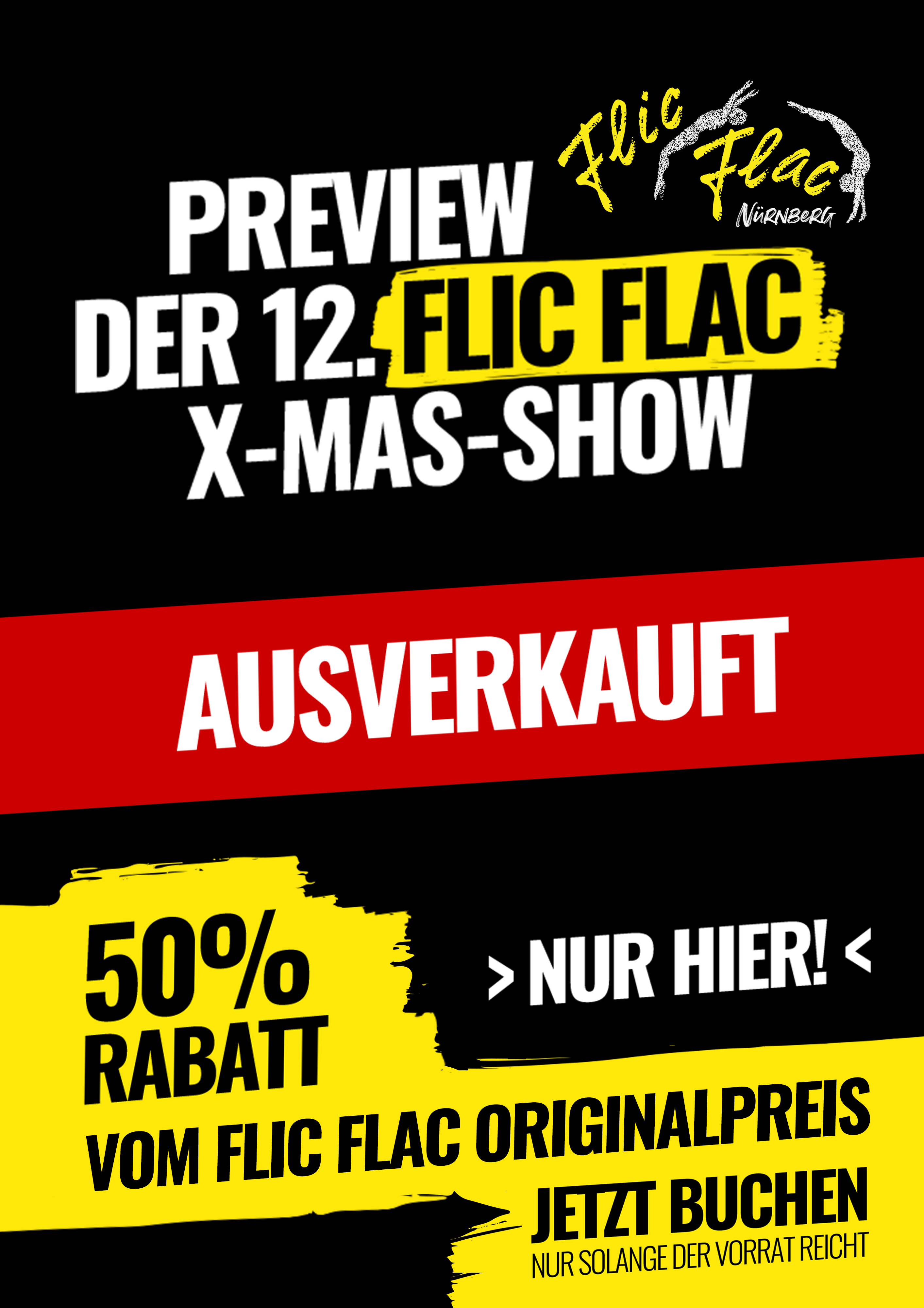 Flic Flac Nürnberg - die 12. X-MAS-Show  flyer